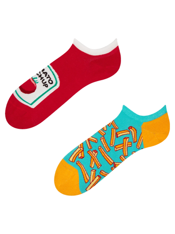 Calzini sneaker Buonumore Patatine fritte e ketchup