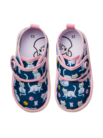 Pantofole da neonato Buonumore Gattino giocherellone