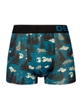 Boxer aderenti corti da uomo Lupo e luna
