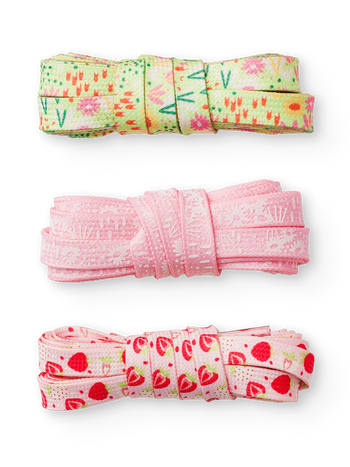 Confezione da 3 lacci per scarpe Buonumore Prato fiorito