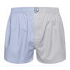 Boxer da uomo grigio e blu