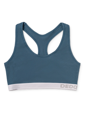 Bralette da donna blu tè scuro