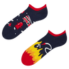 Wesołe skarpetki do sneakersów Strażak