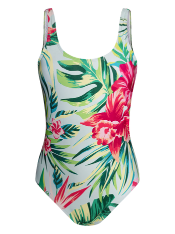 Costume intero Buonumore da donna Fiori tropicali