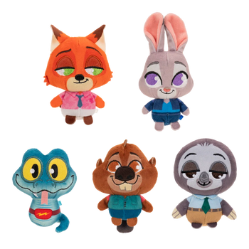 Peluche di Zootropolis - Confezione da 5, 8 cm