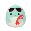 Squishmallows Perry, il delfino con occhiali da sole e tavola da surf, 20 cm