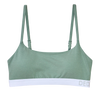 Bralette da donna in modal verde salvia