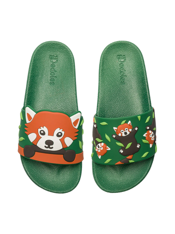 Ciabatte Buonumore per bambini Panda rosso