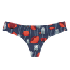 Slip brasiliano Buonumore da donna Coccinelle e fiori di papavero