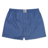 Boxer da uomo con fantasia blu e grigia