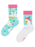 Calzini Buonumore per bambini Oche e fiori