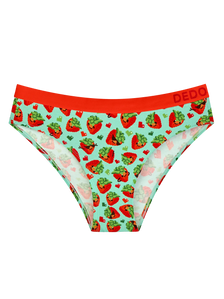Slip da donna Buonumore in modal Fragole in pixel