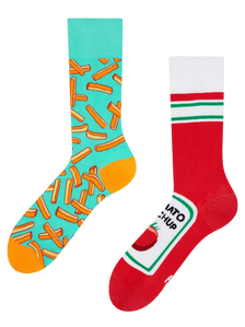 Calzini Buonumore Patatine fritte e Ketchup