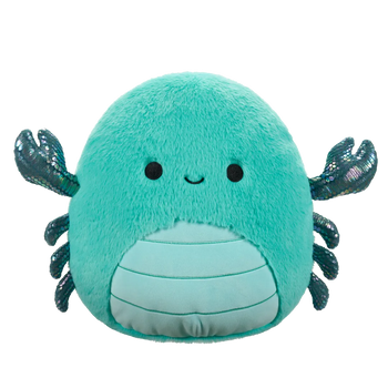 Squishmallows Fuzzamallows Carpio lo scorpione blu-verde, 30 cm
