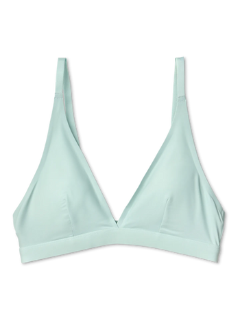 Bralette a triangolo senza cuciture, verde chiaro