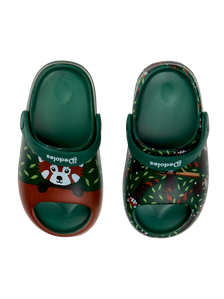 Sandali krocksy Buonumore stile chunky 0-6 anni Panda rosso