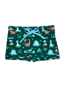 Pantaloncini da bagno elasticizzati Buonumore per bambini Skatepark dei dinosauri