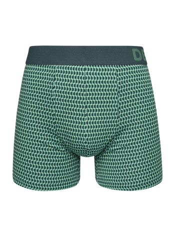 Boxer aderenti da uomo stampati verde pastello