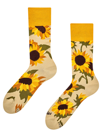 Calzini Buonumore in bambù Girasole in fiore
