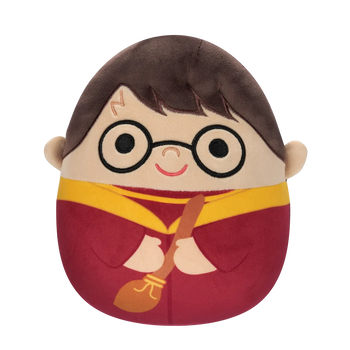 Squishmallows Harry Potter in Divisa da Quidditch, 20 cm