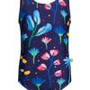 Costume da bagno Buonumore da bambina Fiori ad acquerello