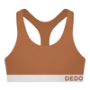 Bralette da donna marrone nocciola