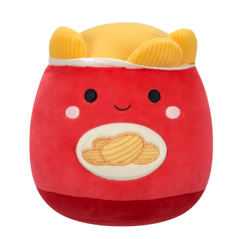 Squishmallows Ansel il sacchetto di patatine rosso, 20 cm