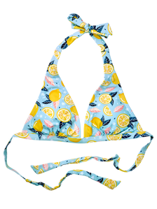 Top bikini Buonumore a triangolo Limoni estivi