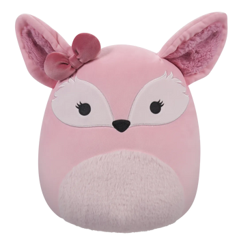 Squishmallows Miracle la volpe del deserto rosa con fiocco, 30 cm