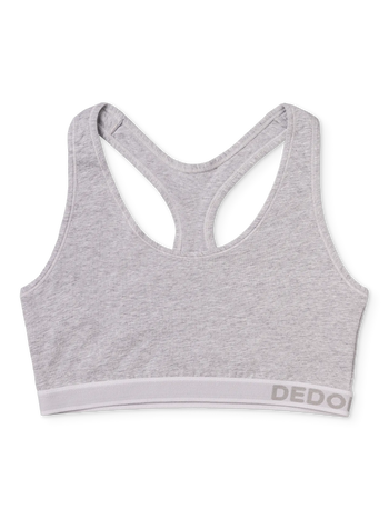 Bralette da donna grigio mélange