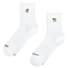 Calzini a coste a metà polpaccio Playful Avocados