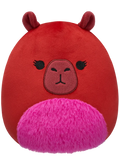 Squishmallows Marcia la capibara marrone con pancia crespa, 20 cm