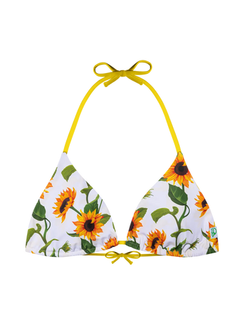Top Bikini a Triangolo Buonumore Girasole spensierato
