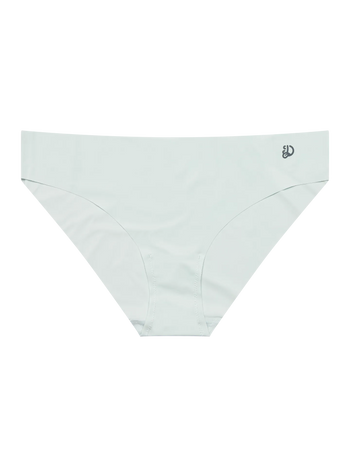 Slip senza cuciture da donna verde chiaro