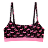 Bralette da donna Buonumore in modal Fenicotteri e cuori
