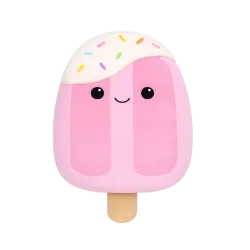 Squishmallows Em il ghiacciolo bubblegum con granelli, 13 cm