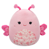 Squishmallows Mogo la farfalla rosa con pancia a fiori di ciliegio, 20 cm