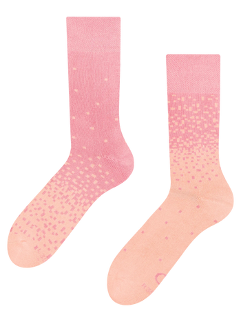 Calzini caldi Pesca e rosa