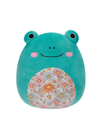 Squishmallows Robert, la rana acquatica con pancia floreale, 20 cm