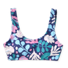Top bikini sportivo Buonumore Foglie colorate
