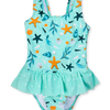 Costume da bagno Buonumore da bambina Conchiglie