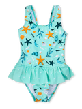 Costume da bagno Buonumore da bambina Conchiglie