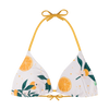 Top bikini a triangolo Buonumore Arance