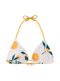 Top bikini a triangolo Buonumore Arance