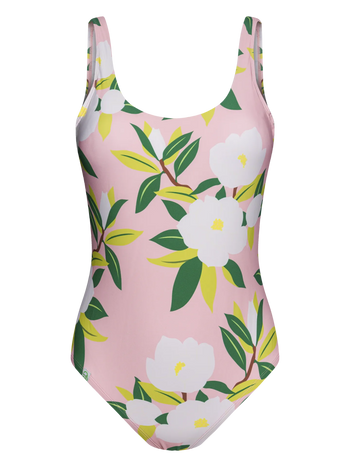 Costume intero Buonumore da donna Rose bianche