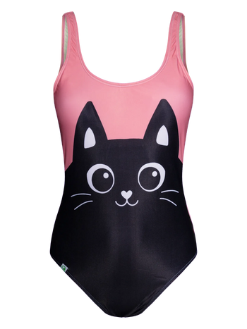 Costume intero Buonumore da donna Gattino nero
