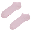 Calzini alla caviglia in bambù rosa pastello