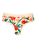 Slip da donna con inserti in pizzo Campo di papaveri