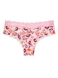 Slip da donna con inserti in pizzo Uccelli e bacche