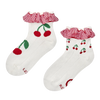 Calzini cutecore da bambina Ciliegie da picnic